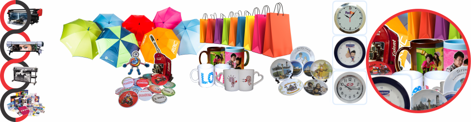 <strong>Promotion Product - Souvenir - Merchandise</strong> | Shopping Bag, Goody Bag, Mug, Aneka Pin, Payung Promosi, Piring, Sablon Kaos Digital, Sablon Kaos Manual, Souvenir Promosi, ID Card